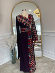 New Purple Tatreez Dress Sale