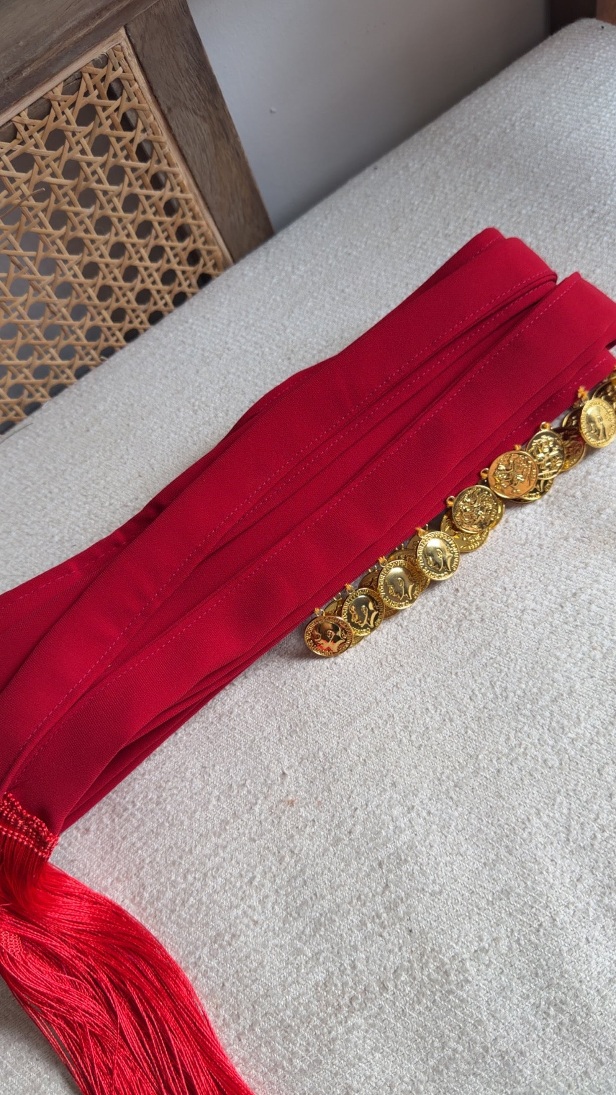 New Red Lira Coin Belt