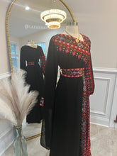 Load image into Gallery viewer, New Black &amp; Pink Tatreez Dress
