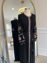 Load image into Gallery viewer, New light brown embroidered Abaya

