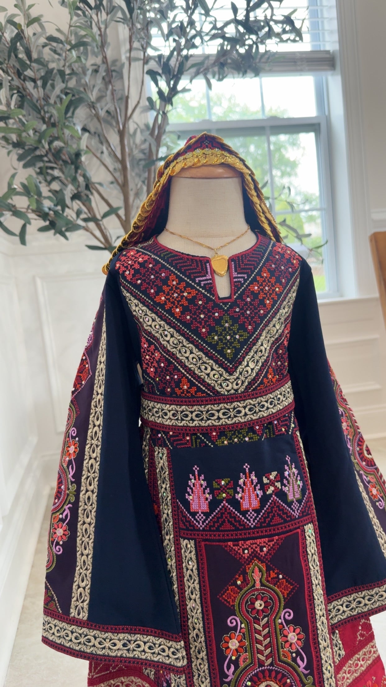 New Navy Blue kids Malika Thobe / Dress