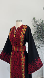 New Black Tatreez Dress