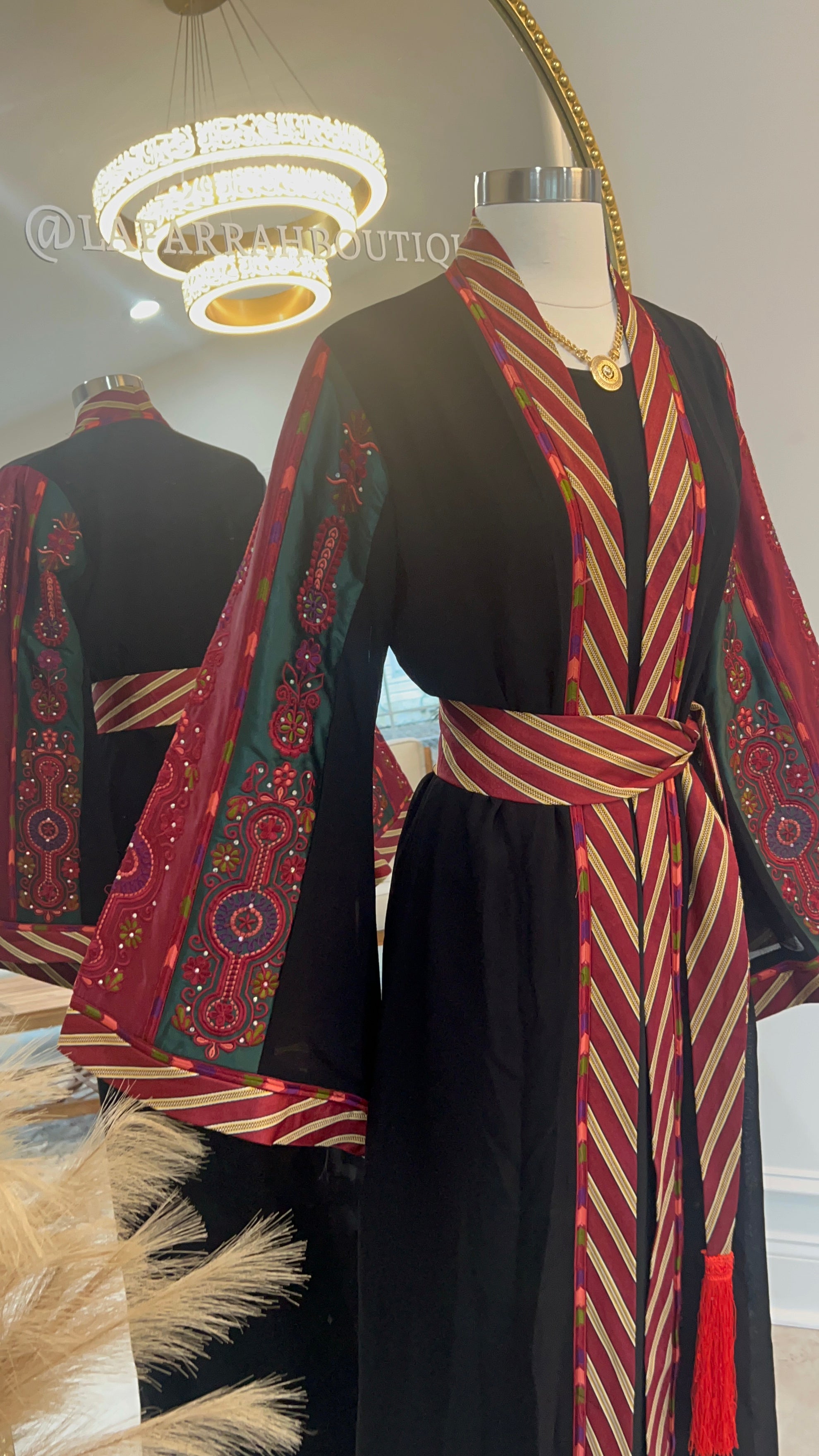 New Kashmir open Abaya