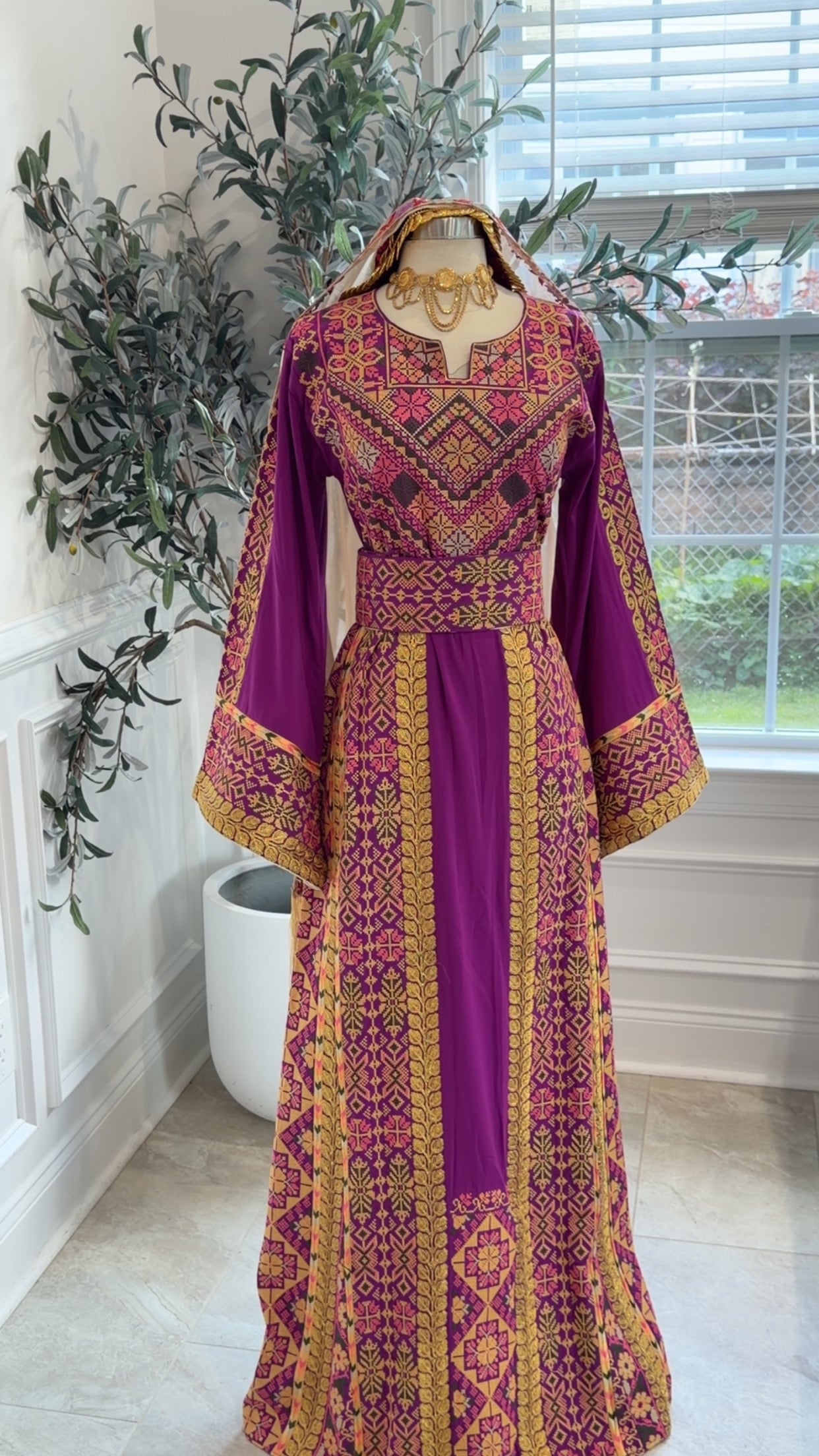 New Purple Kasab Thobe