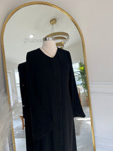 Load image into Gallery viewer, New Black on Black Abaya
