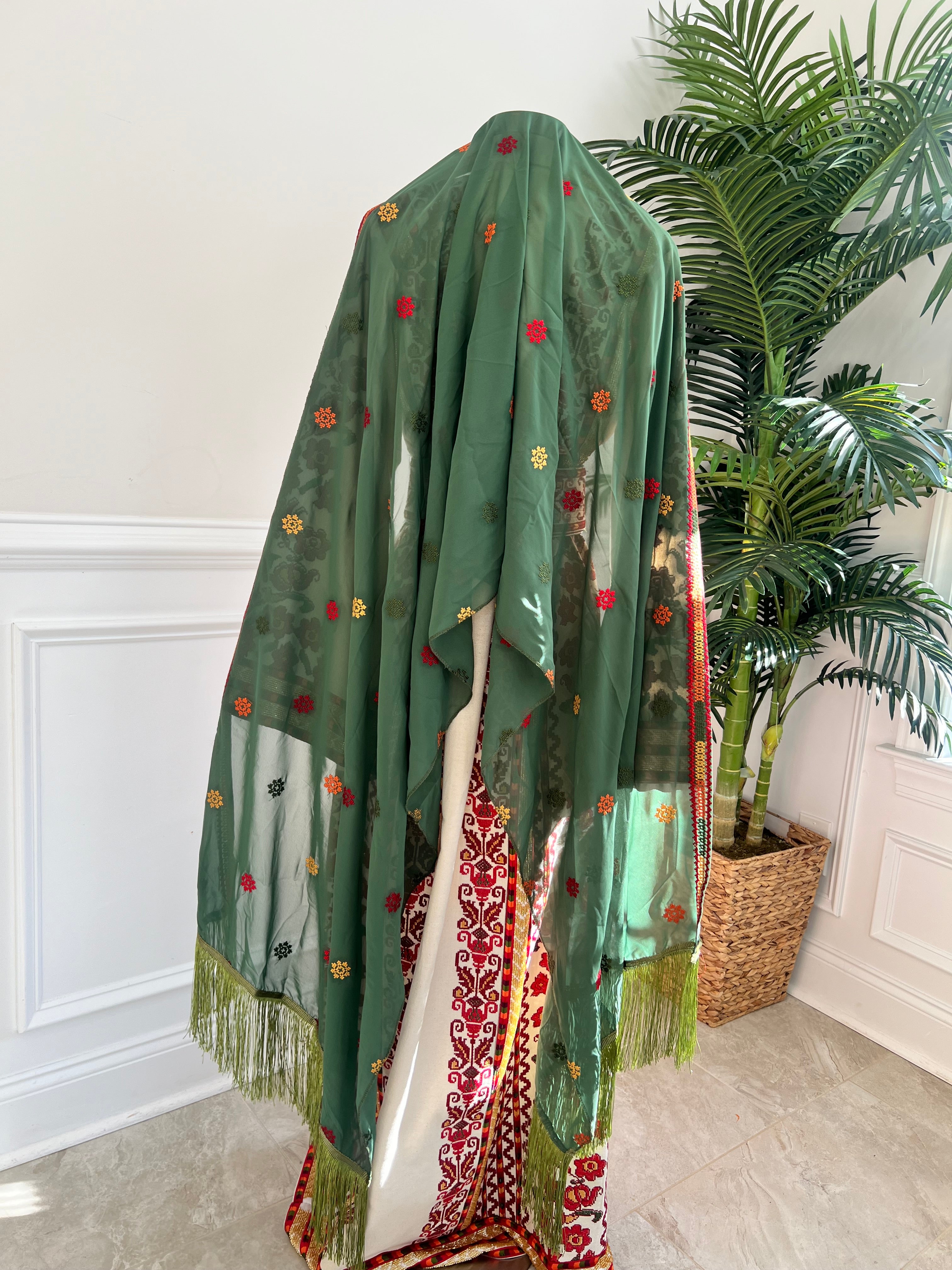 New Green Embroidered Khirka