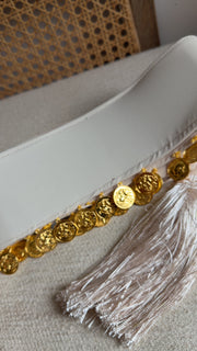New Cream Lira Belt