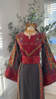 New Grey Falahi Manajel Thobe