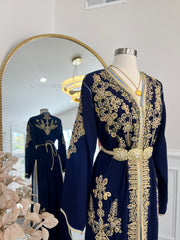 New Navy Blue Kaftan