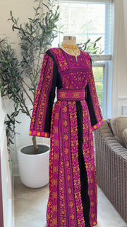 New Pink Embroidered Thobe