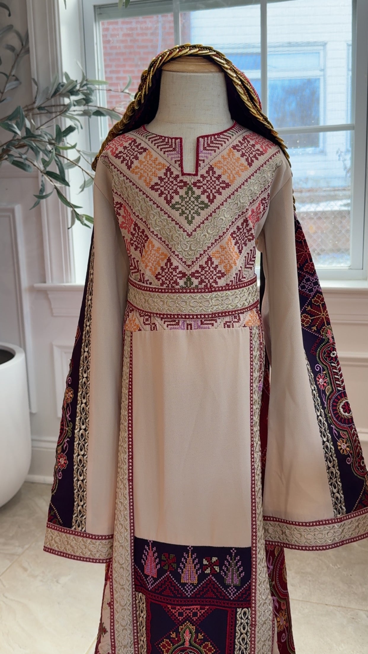 New Beige Kids Thobe