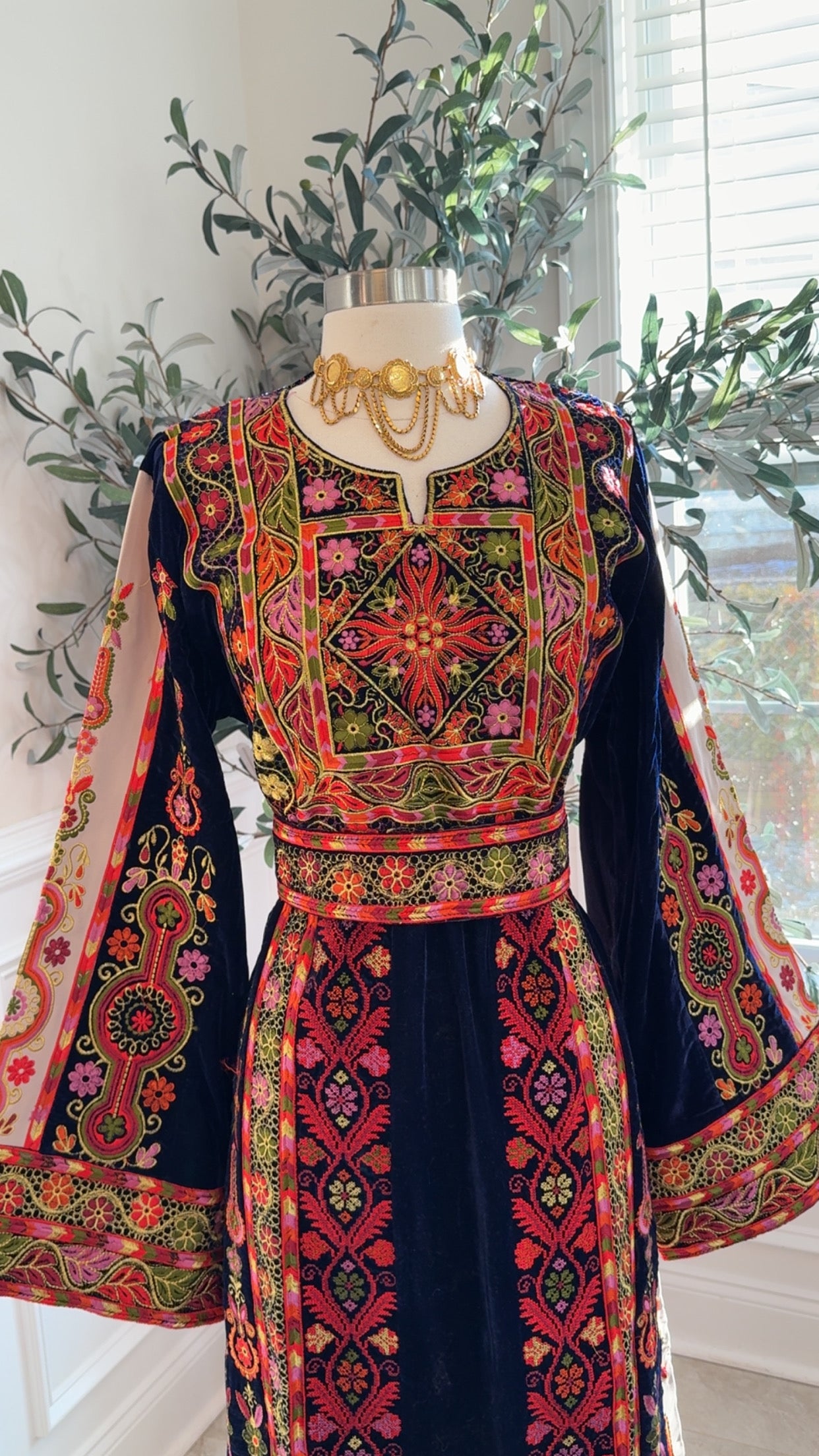 New Navy Blue Malika Thobe Sale