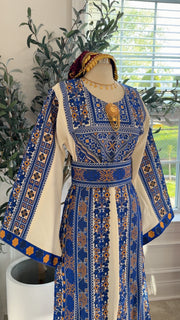 New Blue embroidered Thobe