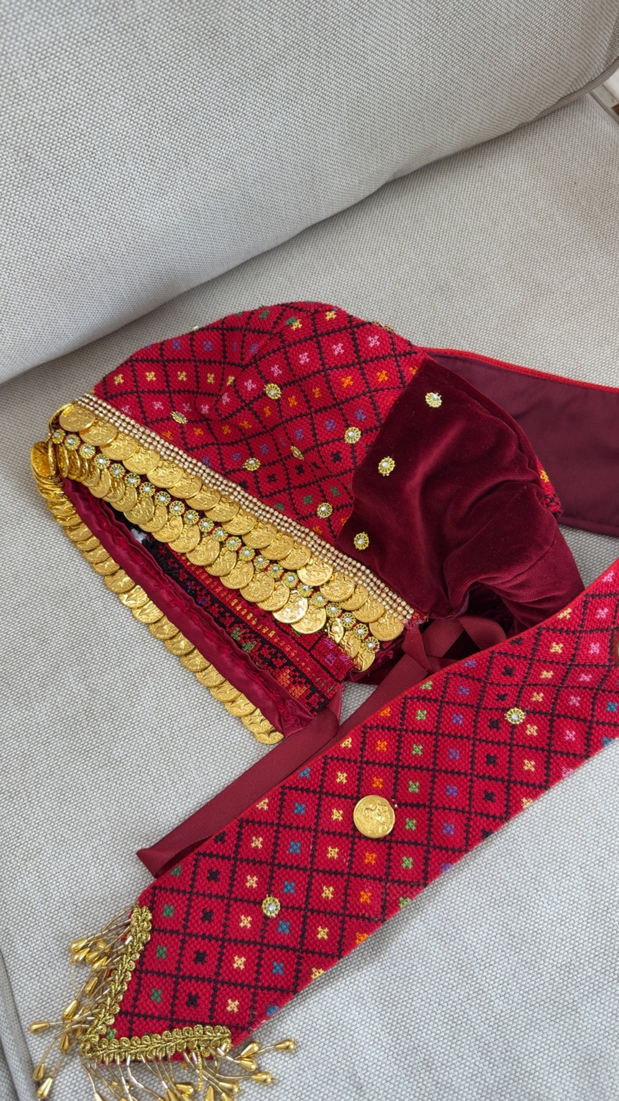 Red Coin Hat
