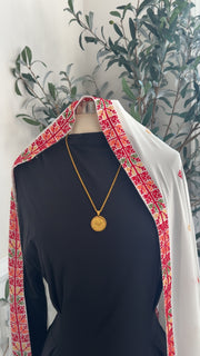 New Red Tatreez Khirka