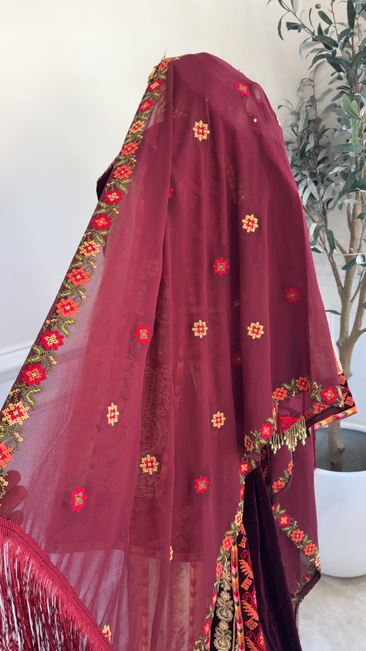 New Maroon Khirka / Scarf