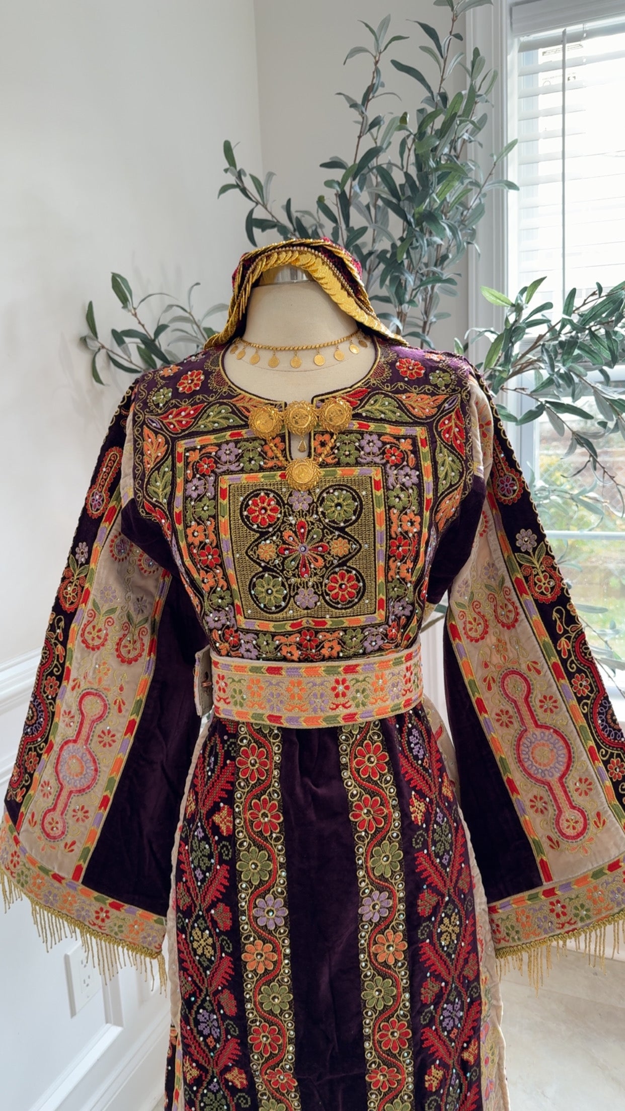 New Velvet Purple Malika Thobe Sale