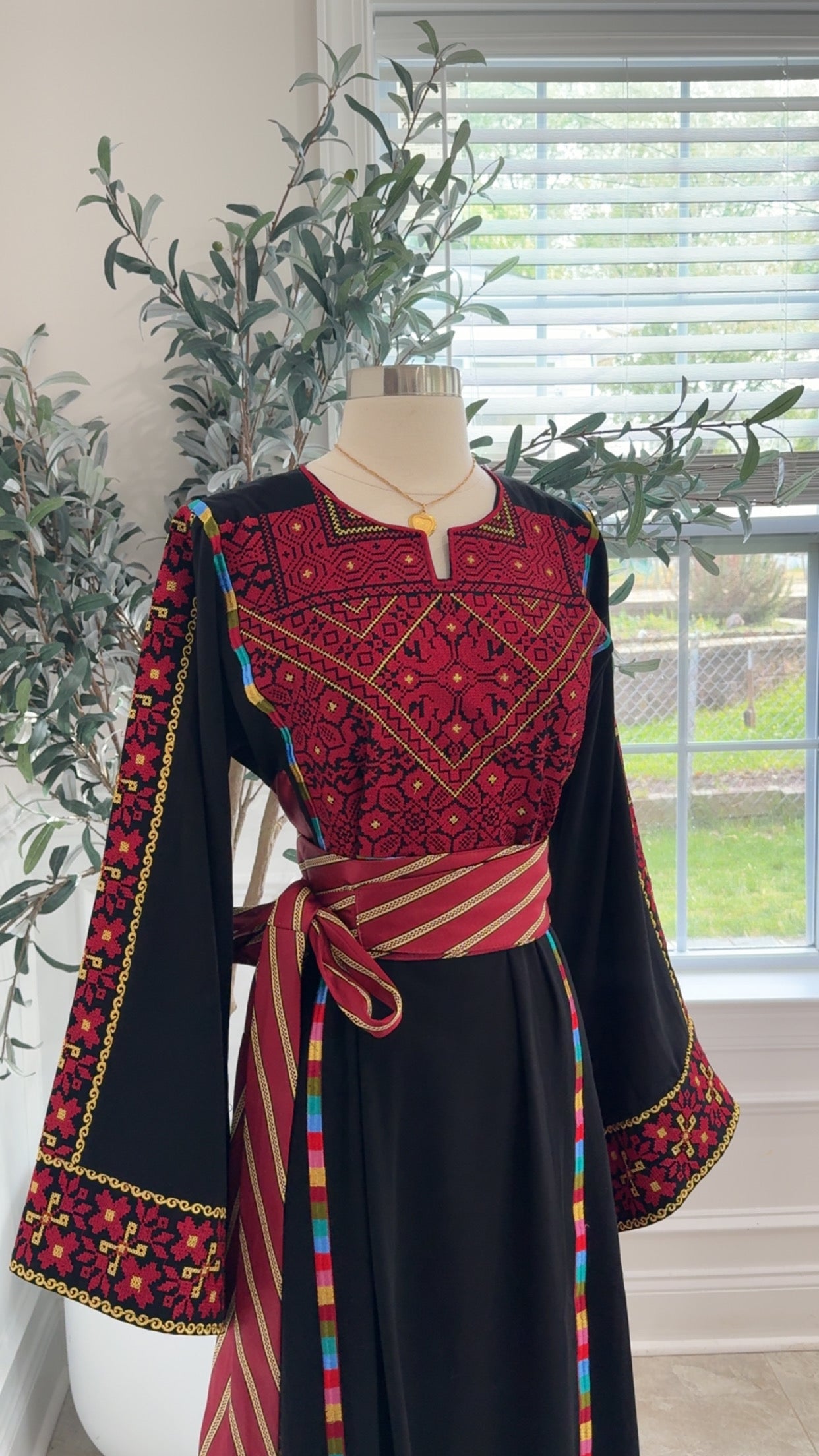 New Falahi Tatreez Manajel Dress
