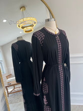 Load image into Gallery viewer, New light Purple Embroidered Abaya
