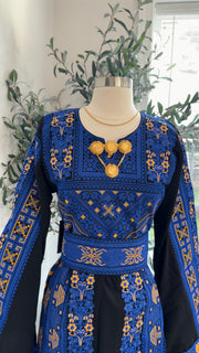 New Blue Embroidered Thobe