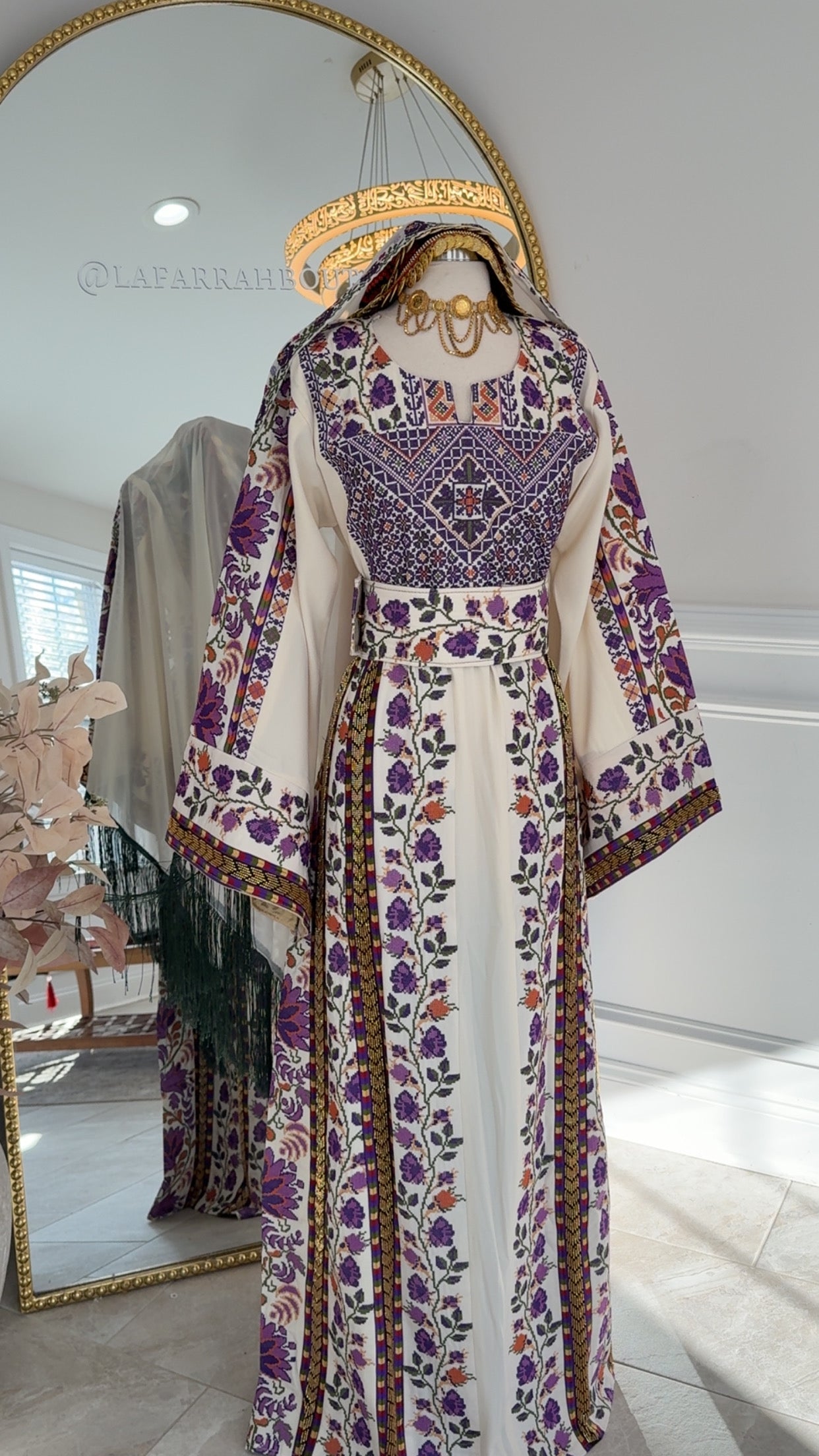 New Floral Sabayel Thobe