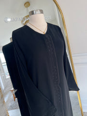 Black on Black Abaya