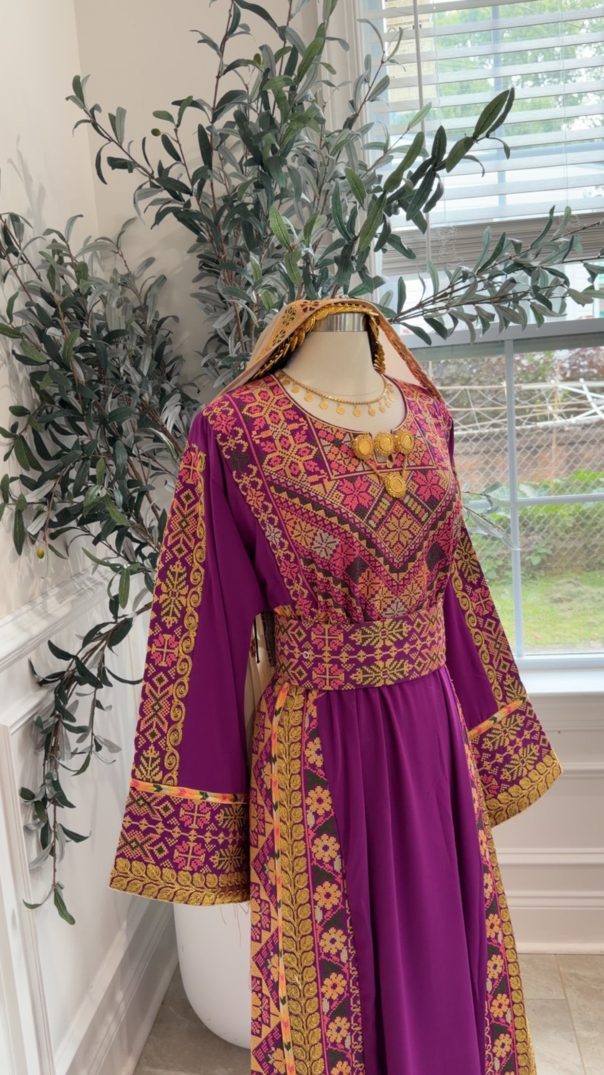 New Purple Kasab Thobe