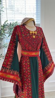 New Green Heavily embroidered Thobe