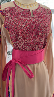 New Pink Kashmir Belt
