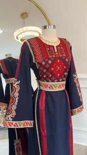 New Navy Simple Malika Dress