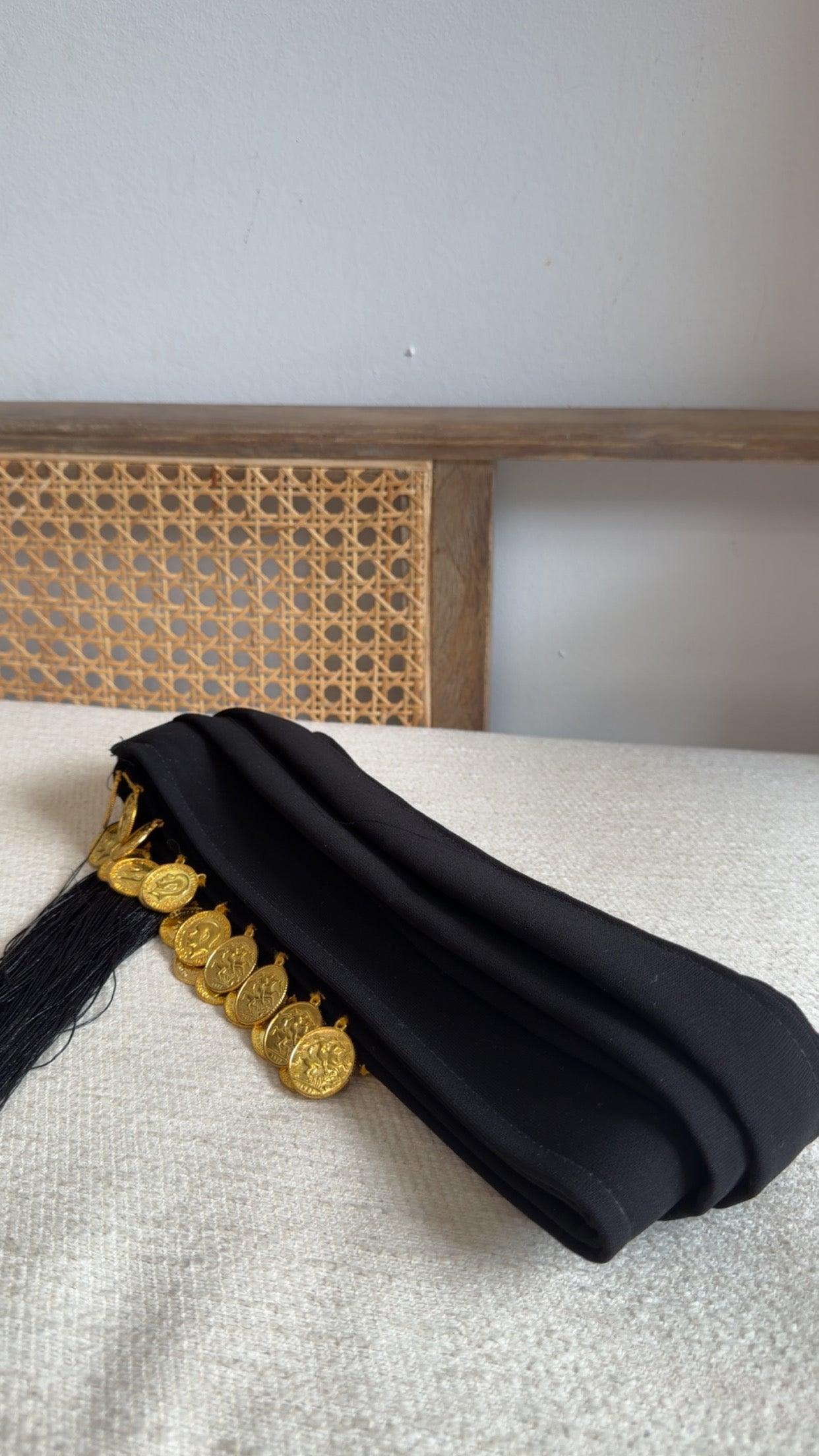 New Black Lira Coin Belt