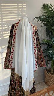 White Kasab embroidered Khirka