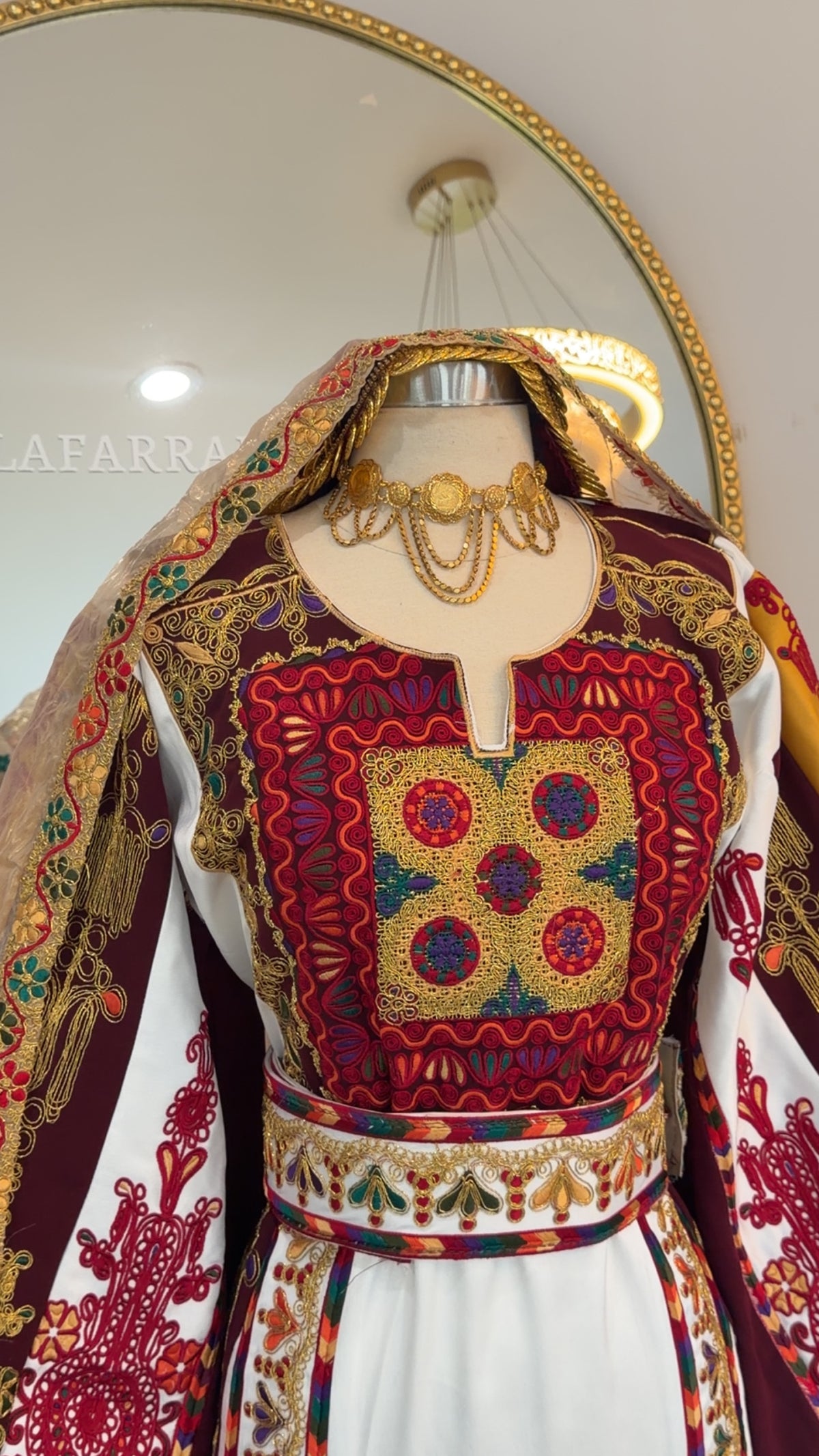 New White Silk Malika Thobe Preorder