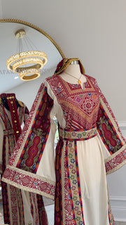 Pearl white Kasab Malika Thobe Sale