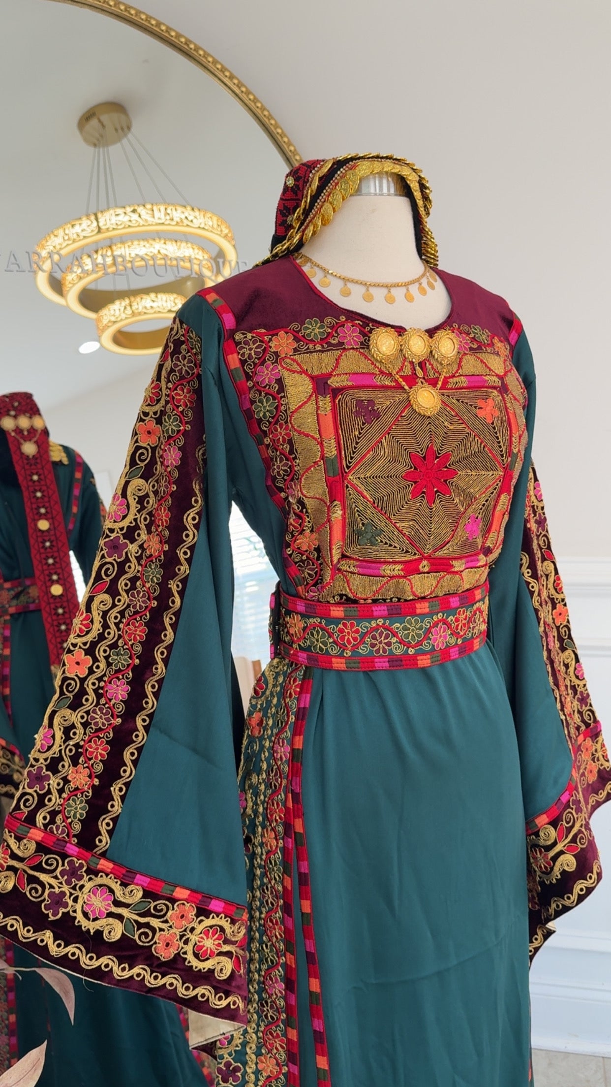 New Green Silk Kasab Thobe