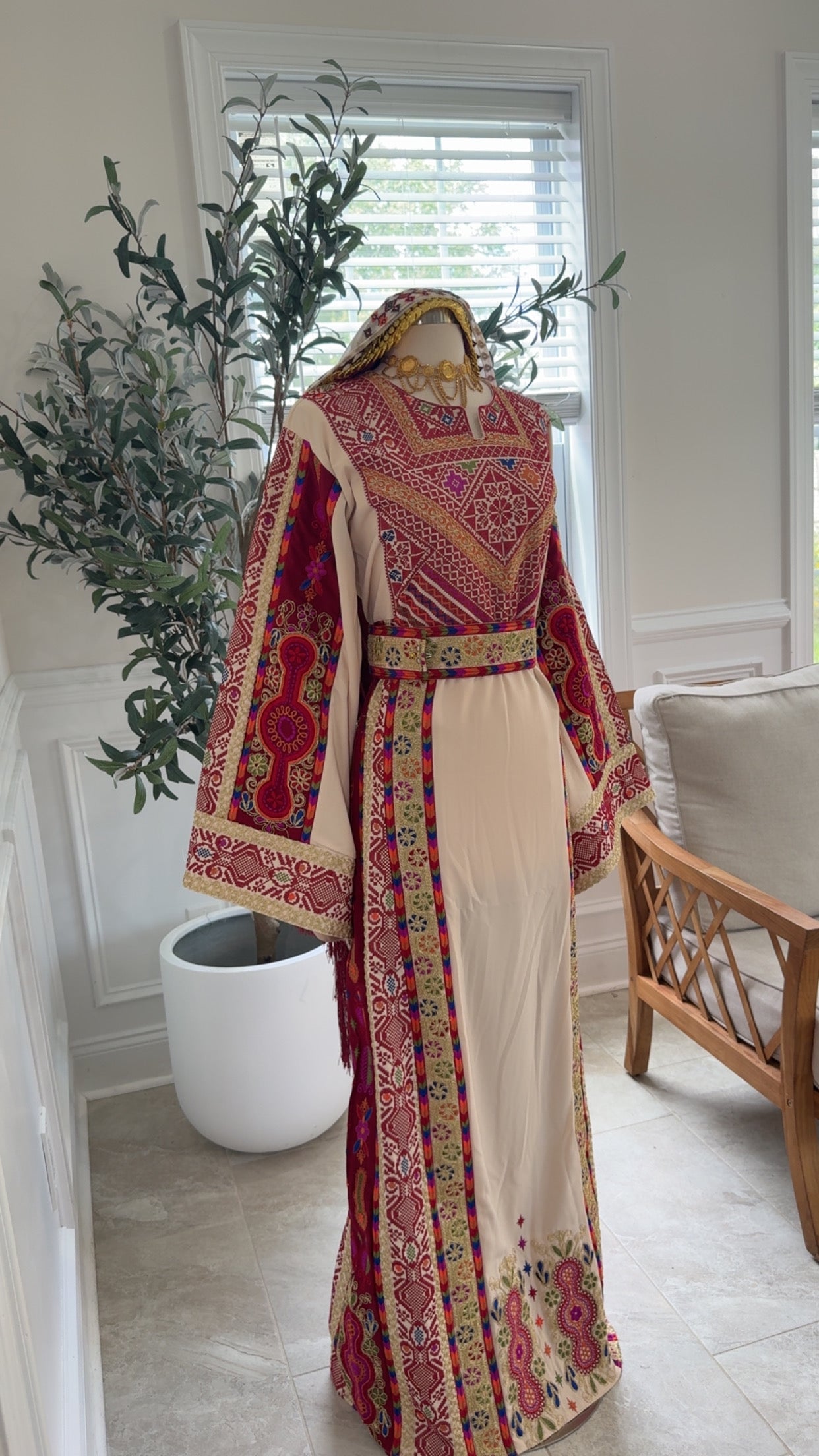 New Beige Kasab Malika Thobe