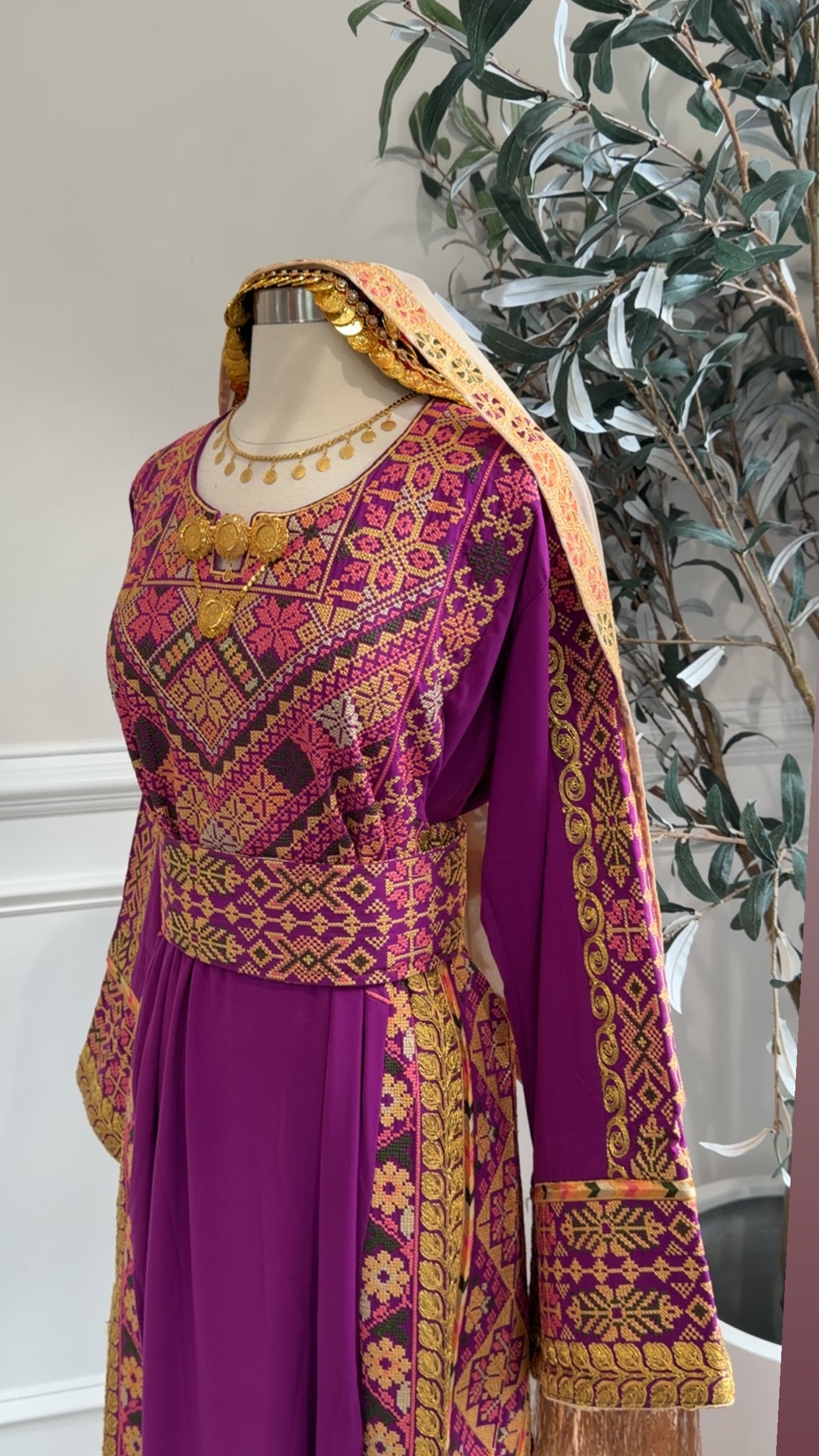New Purple Kasab Thobe
