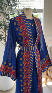 New Blue Kashmir Abaya
