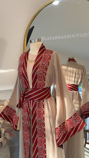 New Floral Kashmir Abaya
