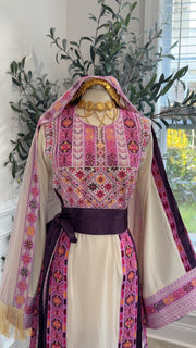 New Pink Simple Thobe