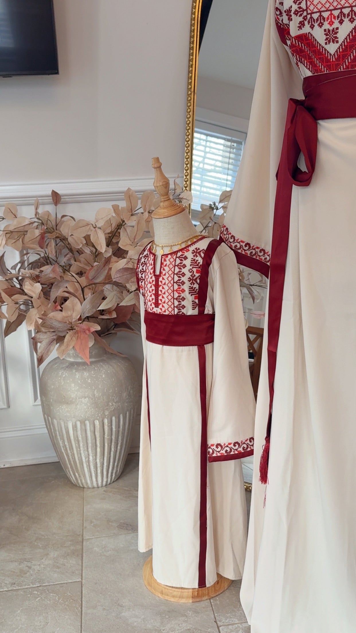 New Kids Simple Tatreez Dress