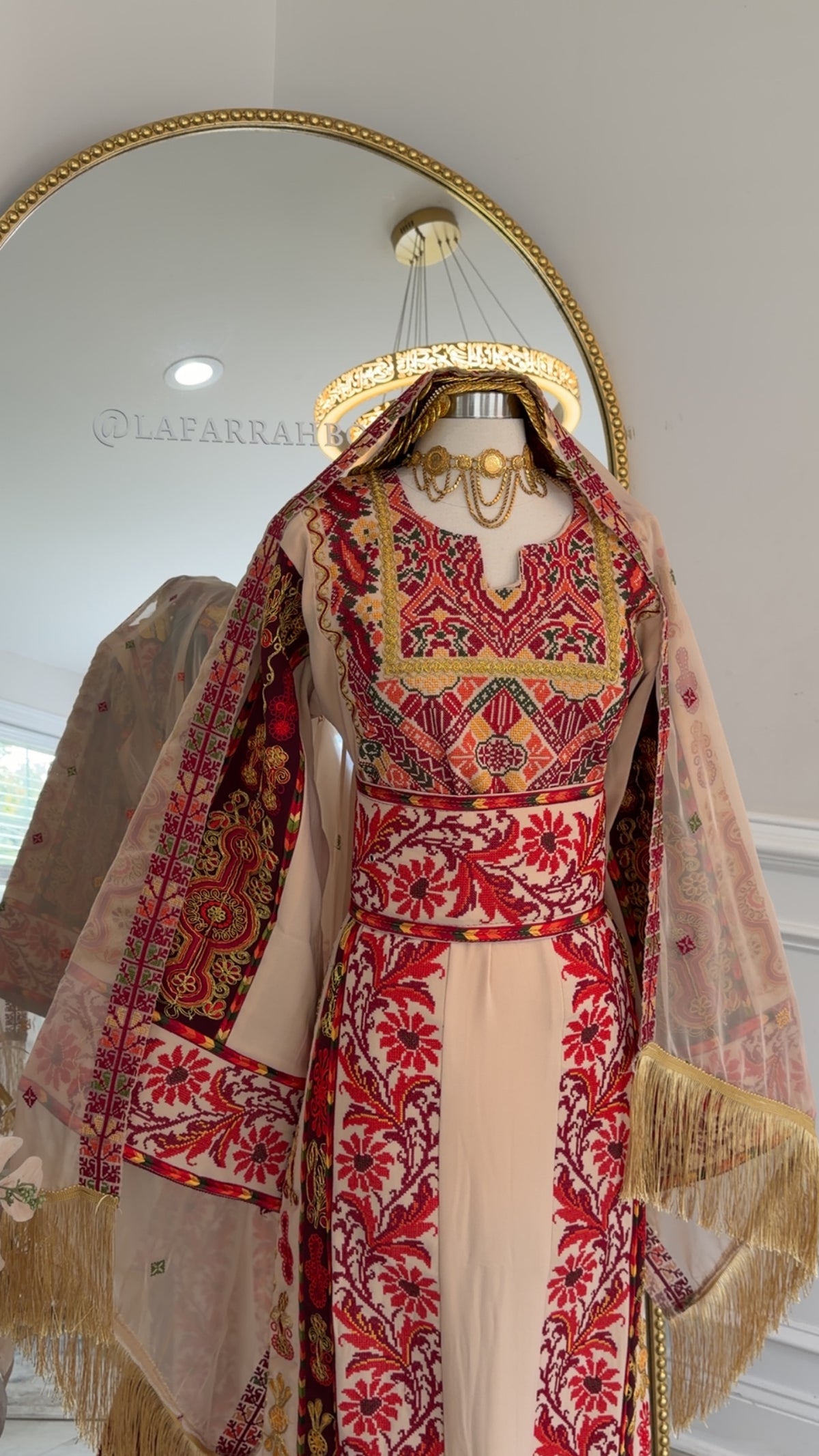 New Beige Kasab Malika Thobe