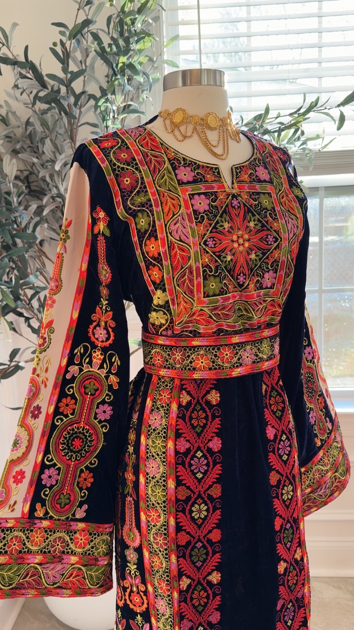 New Navy Blue Malika Thobe Sale