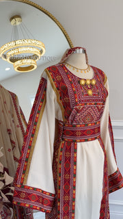 New Red Sabayel Thobe