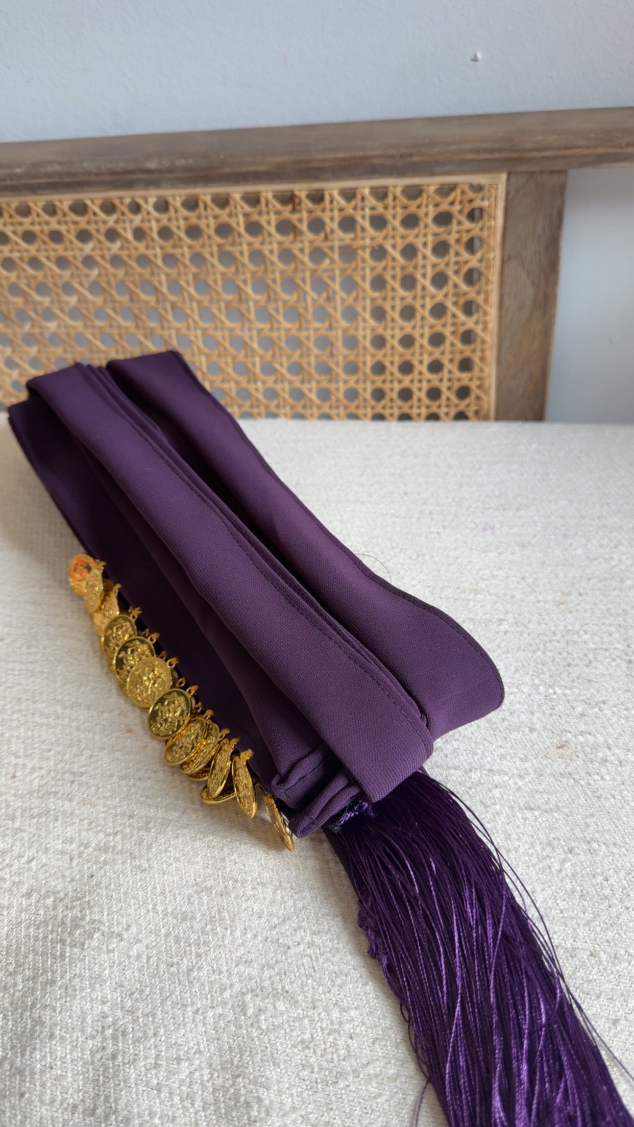 New Purple Lira Coin Belt