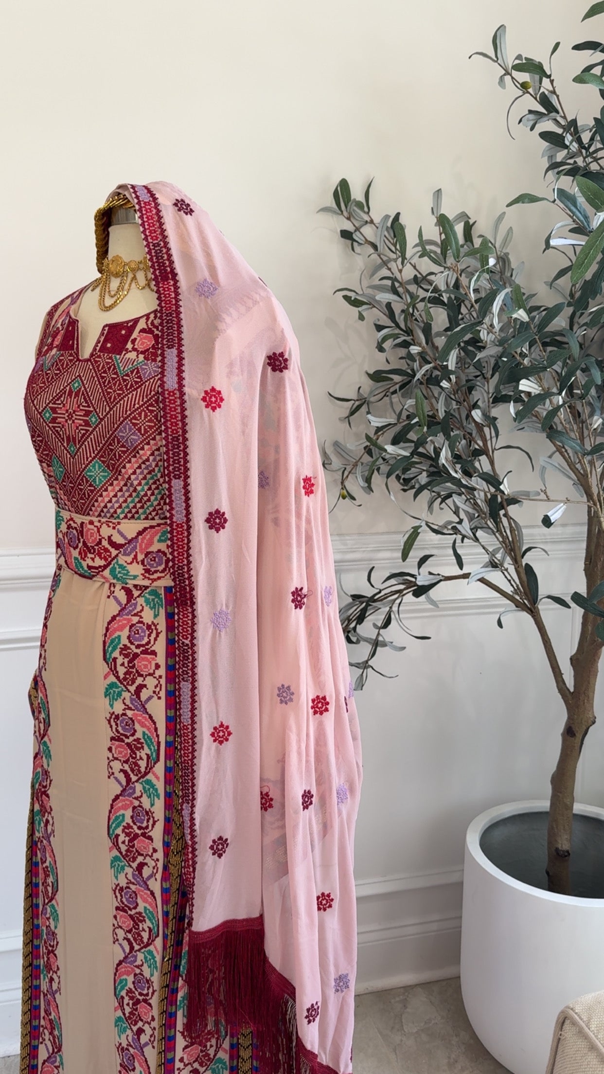 New Pink Khirka/ Scarf
