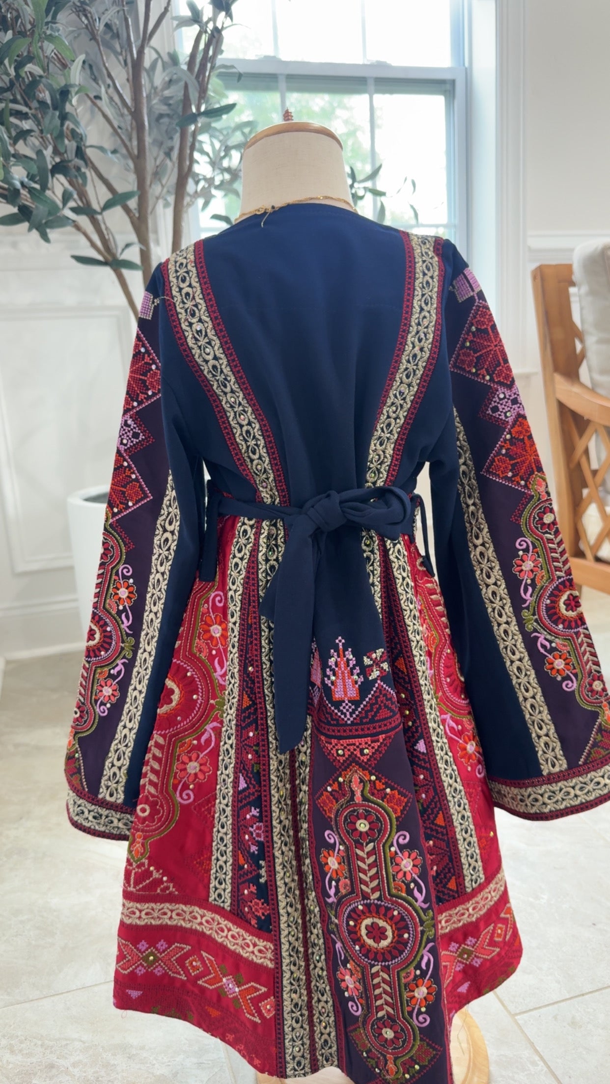 New Navy Blue kids Malika Thobe / Dress