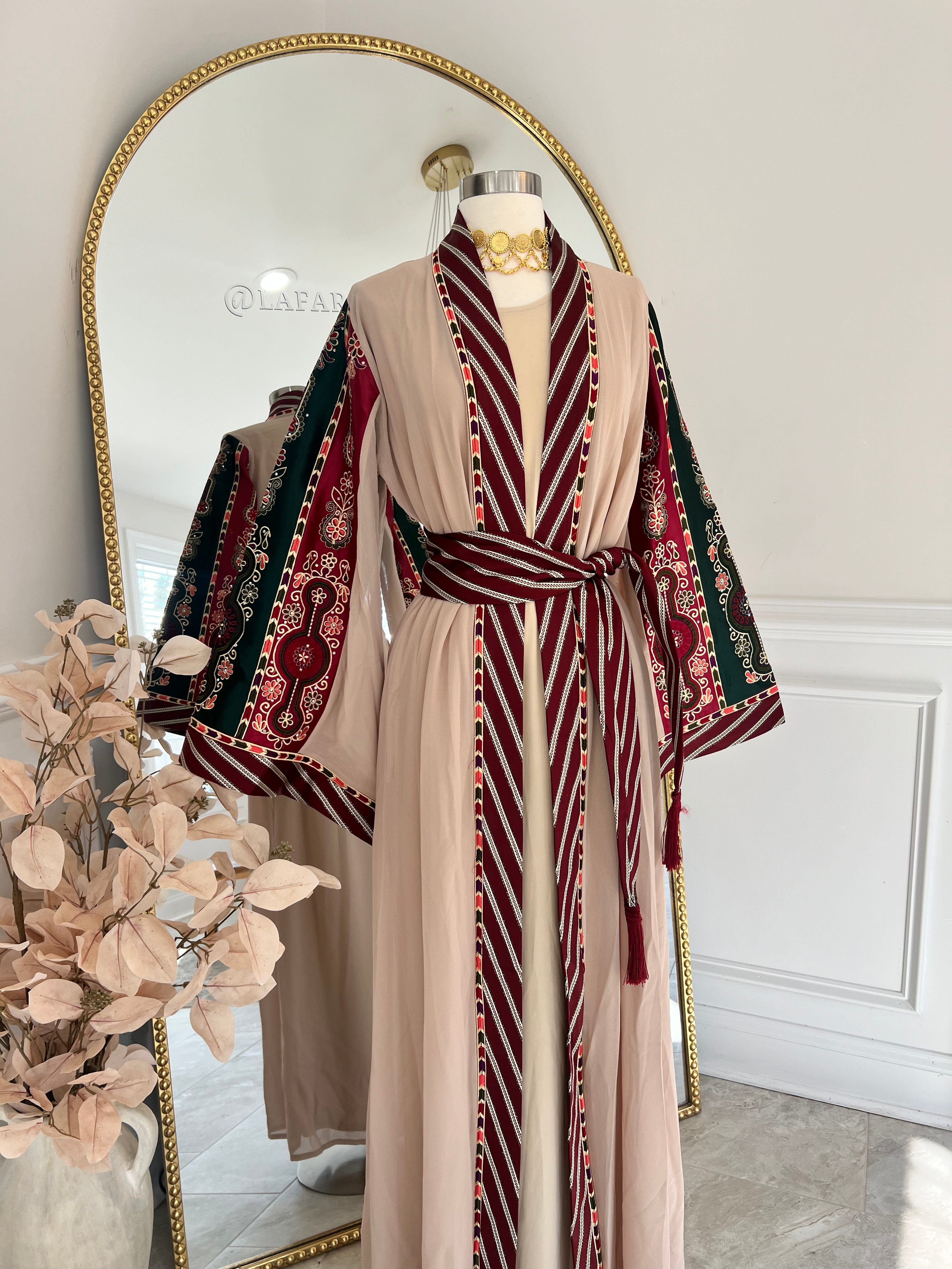 New Kashmir Malika Abaya