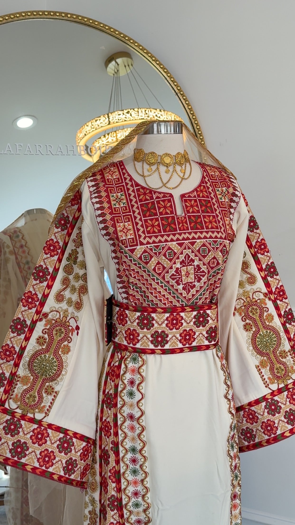 New Beige Kasab Malika Thobe