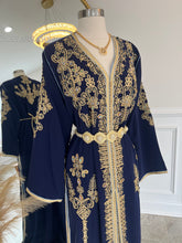 Load image into Gallery viewer, New Navy Blue Kaftan
